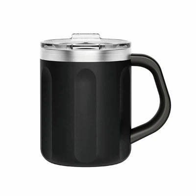 Tasse à café en acier inoxydable avec poignée